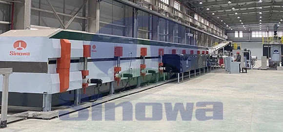 上海泡沫夾芯板生產線,Continuous polyurethane Sandwich Panel Line